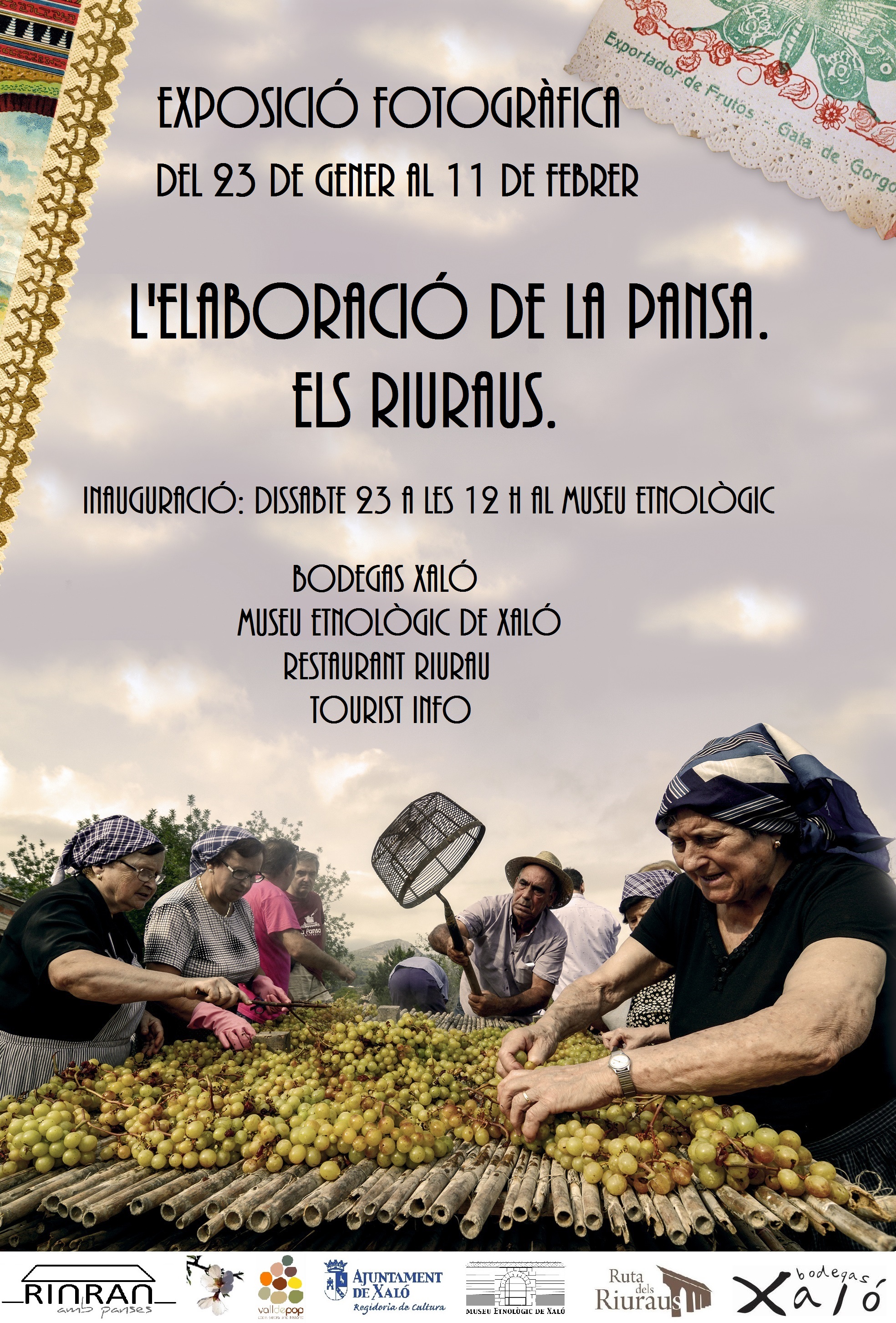 (Valencià) EXPOSICIÓ FOTOGRÀFICA: L’ELABORACIÓ DE LA PANSA I ELS RIURAUS