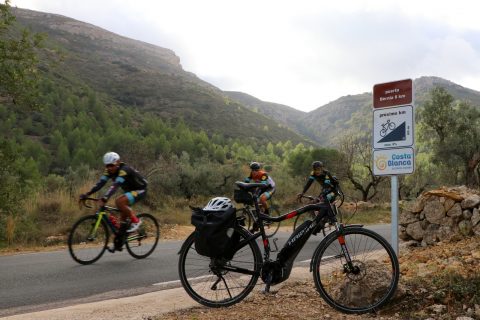 Bérnia, Xaló, ciclismo