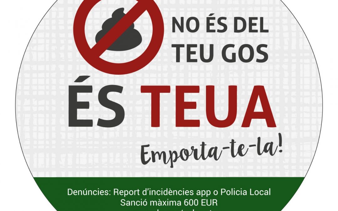 (Valencià) Campanya Xalonet – sensibilització ‘caques de gos’