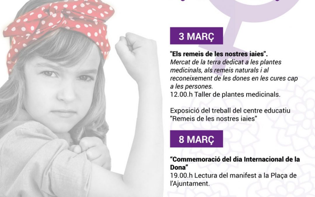Setmana de la dona – Resum d’actuacions de l’ajuntament en matèria d’igualtat